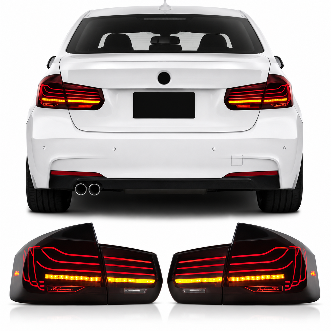 CSL Style LED Tail Lights for BMW 3 Series F30/F35 & F80 M3 2013-2018