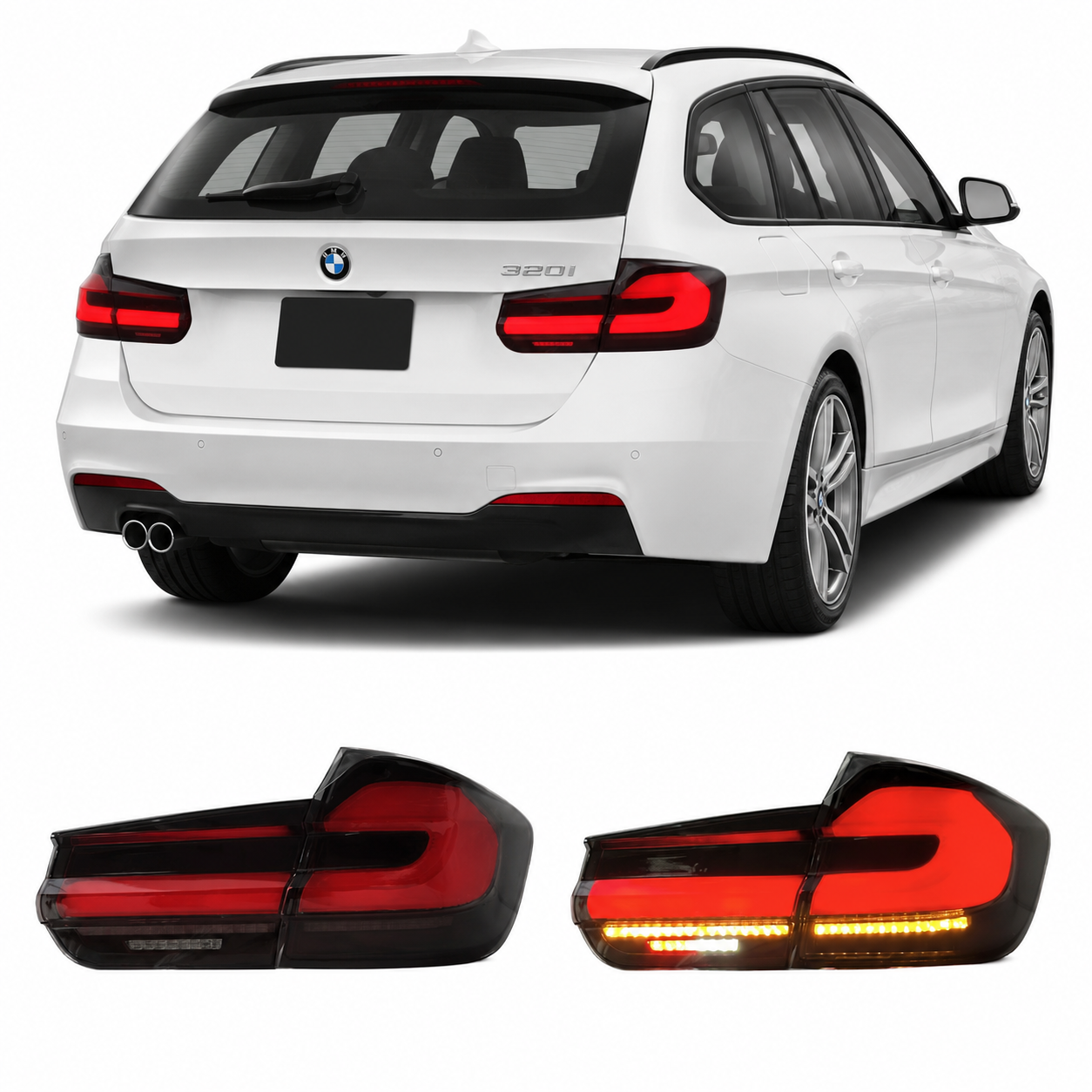 G30 LCI Style LED Taillights for BMW 3 Series F31