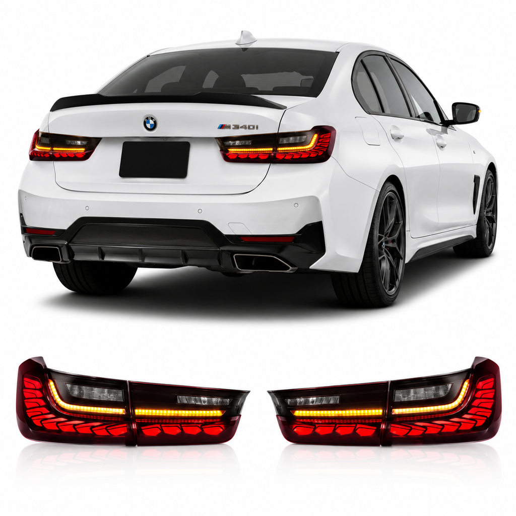 BMW 3 Series G20/G28 & M3 G80 GTS Style LED Tail Lights 2018-2022