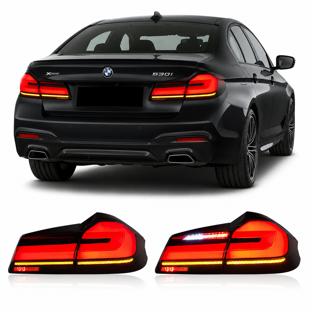 Full LED LCI Style Taillights for BMW 5 Series G30/G38 & M5 F90 2018-2023