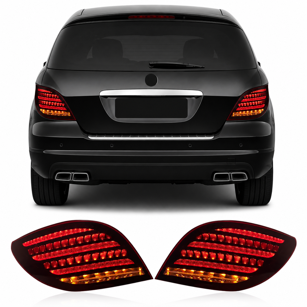 LED Tail Lights for Mercedes-Benz R-Class W251 2010-2017 with Dynamic Turn Signals
