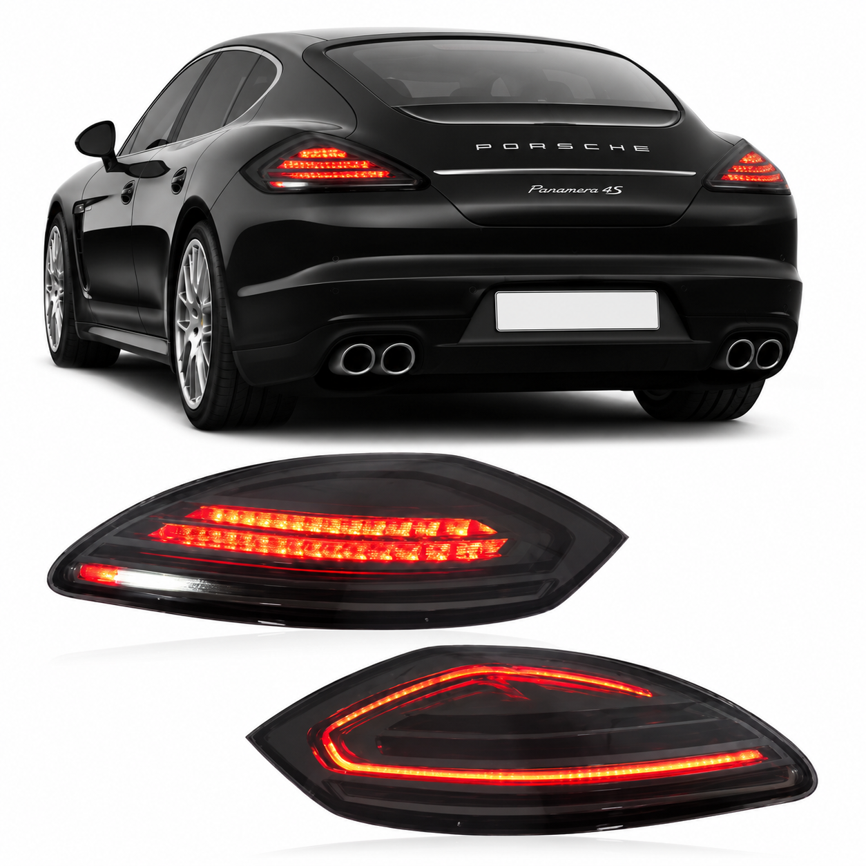 2016 Style LED Tail Lights for Porsche Panamera 970.1 2009-2013