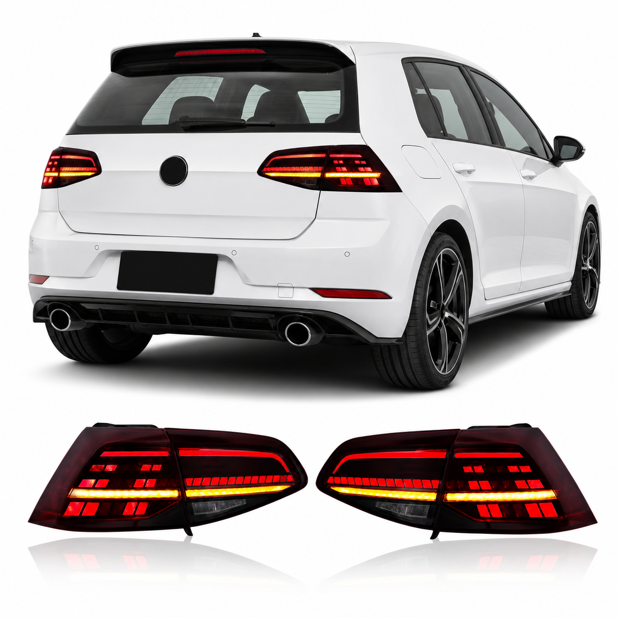 LED Tail Lights for Volkswagen Golf MK7 / MK7.5 2013-2019