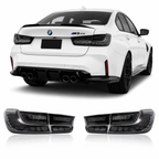 GTS OLED Tail Lights for BMW G20 3 Series & G80 M3 (Cherry Red / Smoked)