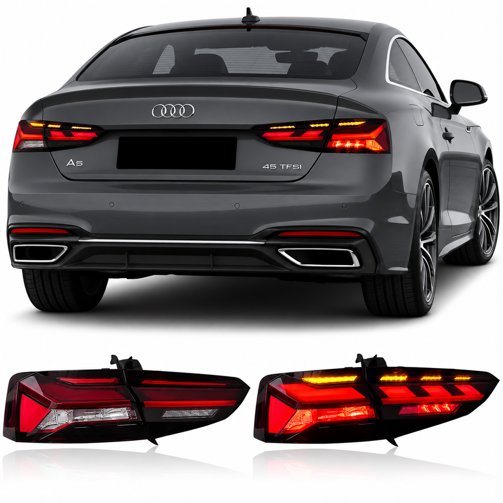 S5 B9 Style LED Taillights for Audi A5 2017-2020