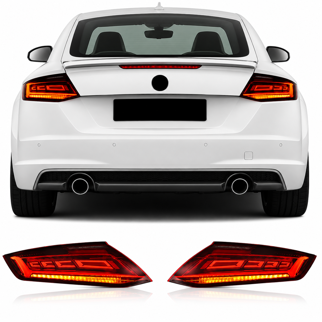 Premium Plug-and-Play LED Rear Lamp Assembly for Audi TT 2015-2018