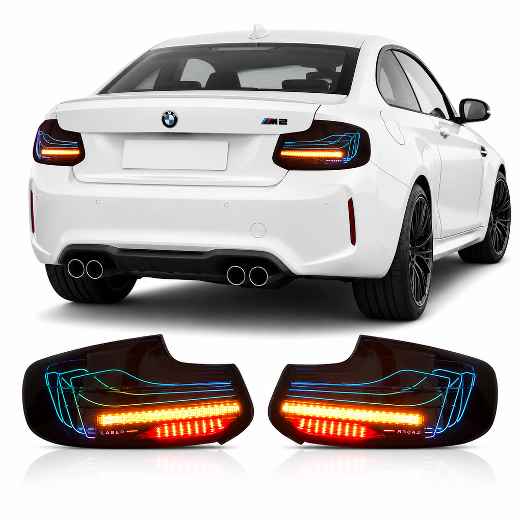 CSL RGB LED Tail Lights for BMW 2 Series F22 & F87 M2 2014-2021
