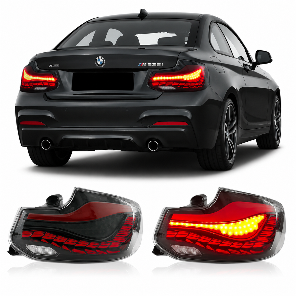 GTS Dragon Scale LED Taillights for BMW 2 Series F22 2014-2021