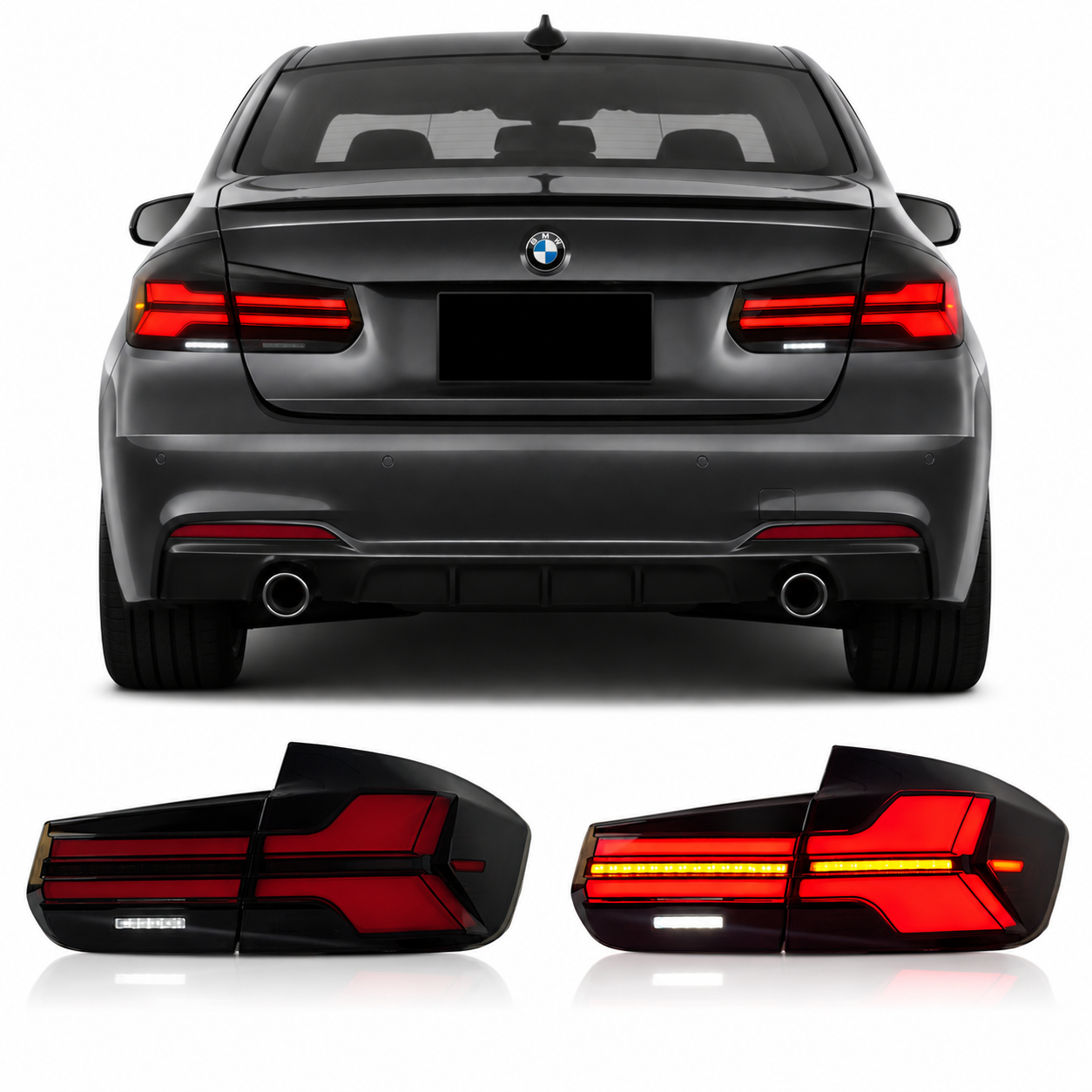 G05 Style LED Taillights for BMW 3 Series F30/F35 2013-2018