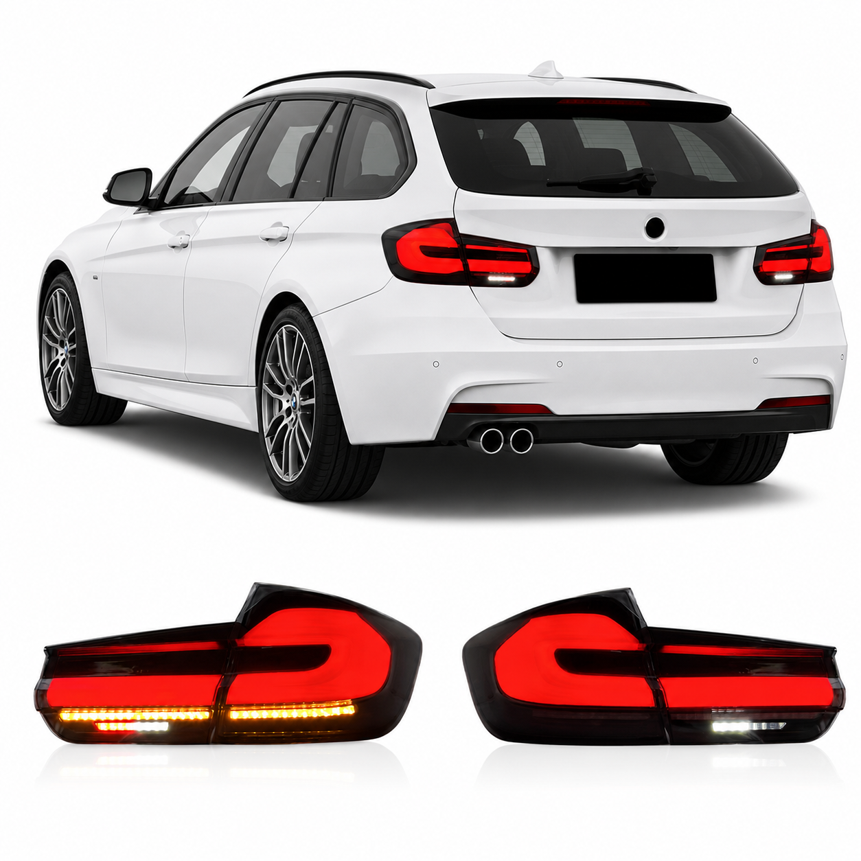 CSL Style LED Tail Lights for Volkswagen Golf 8