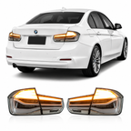 Clear LCI Style LED Tail Lights for BMW F30 3 Series & M3 2012-2017