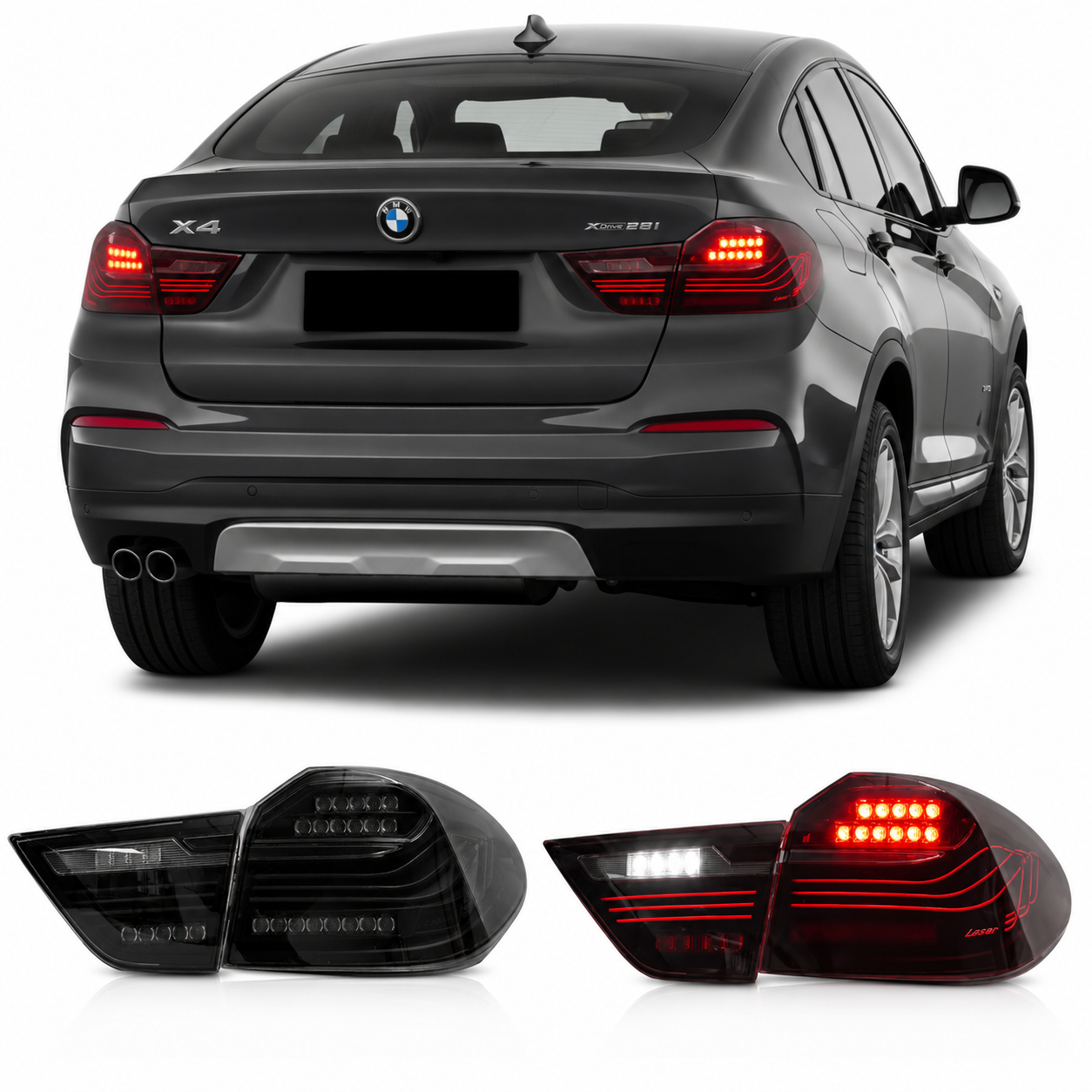 CSL Style LED Taillights for BMW X4 F26 2013-2016
