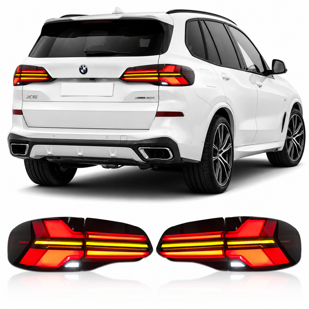 Clear LED Tail Lights for BMW X5 G05 2019-2023