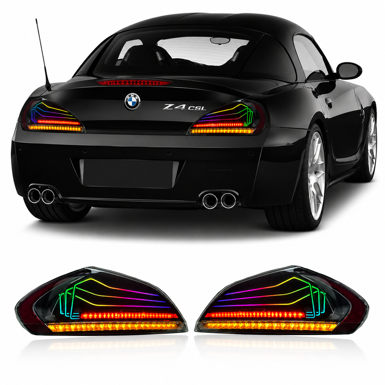 RGB CSL Style LED Tail Lights for BMW Z4 E89 2008-2016