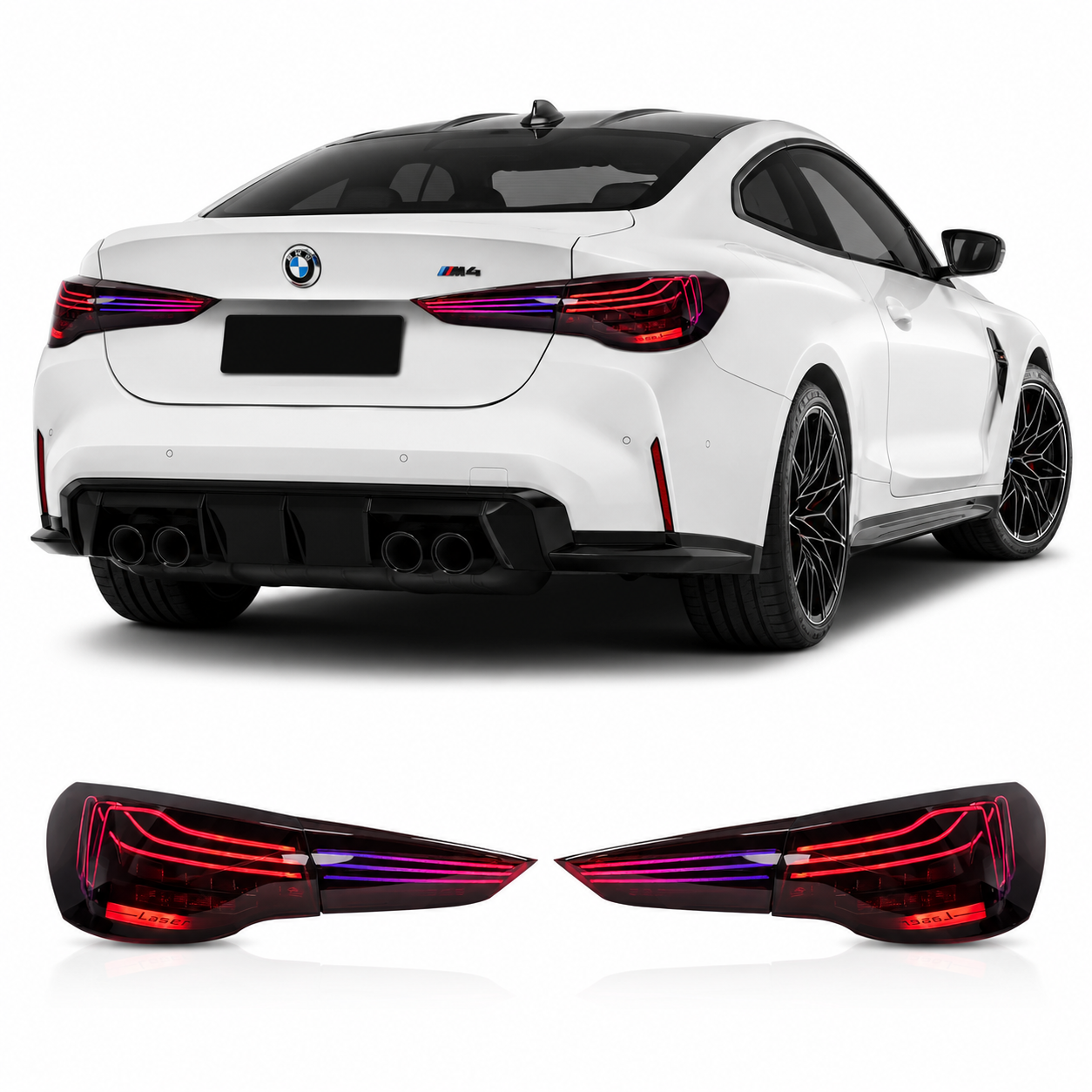 RGB CSL Style OLED Tail Lights for BMW G22/G23/G26 4 Series & G82/G83 M4