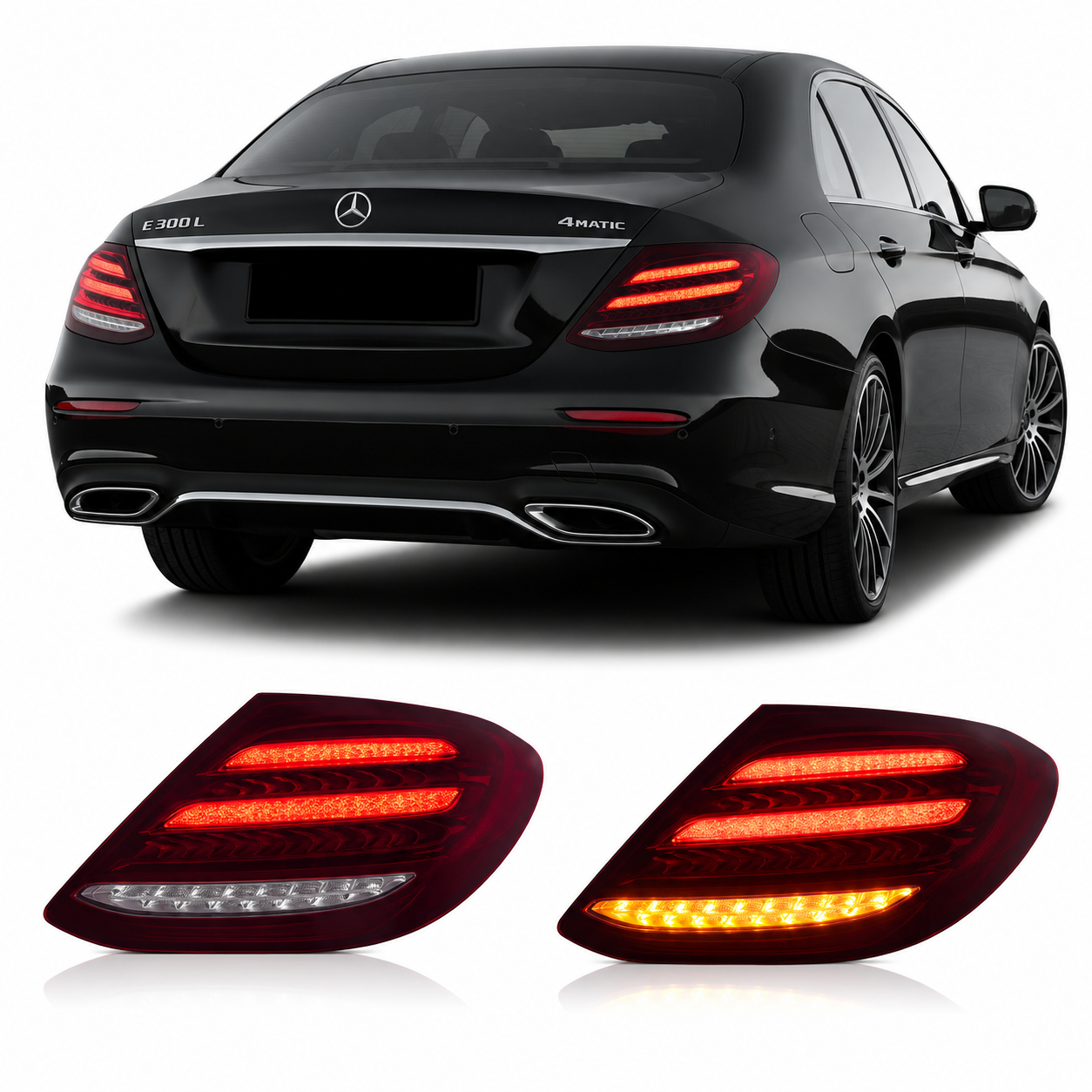 AMG Style LED Taillights for Mercedes-Benz E-Class W213 2016-2020