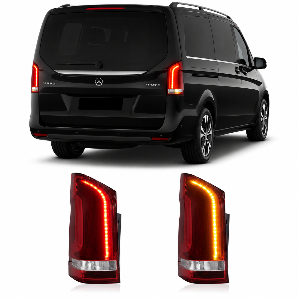 LED Taillights for Mercedes-Benz V-Class Vito W446/W447 V250 V260