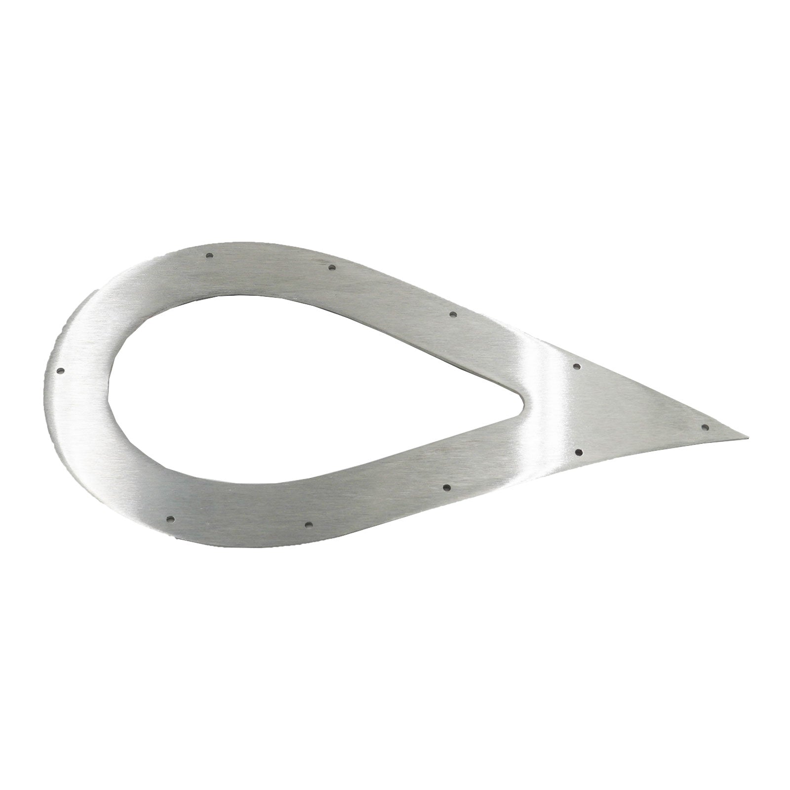 BBP 3" Stainless Steel Teardrop Exhaust Tip Trim Plate - Bull Boost Performance