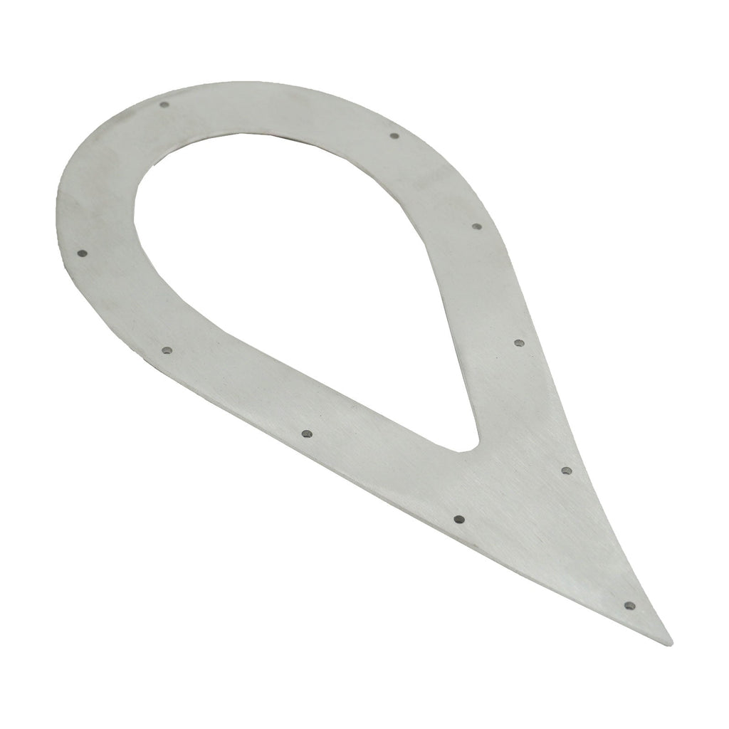 BBP 3" Stainless Steel Teardrop Exhaust Tip Trim Plate - Bull Boost Performance