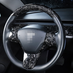Tesla Model 3 & Y Steering Forged Carbon Fiber Wheel Top Cap  | Palenon Performance