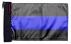 Thin Blue Line 12"x18" Forever Wave Flag for Jeep Wrangler JKU 4-Door 2007-2018