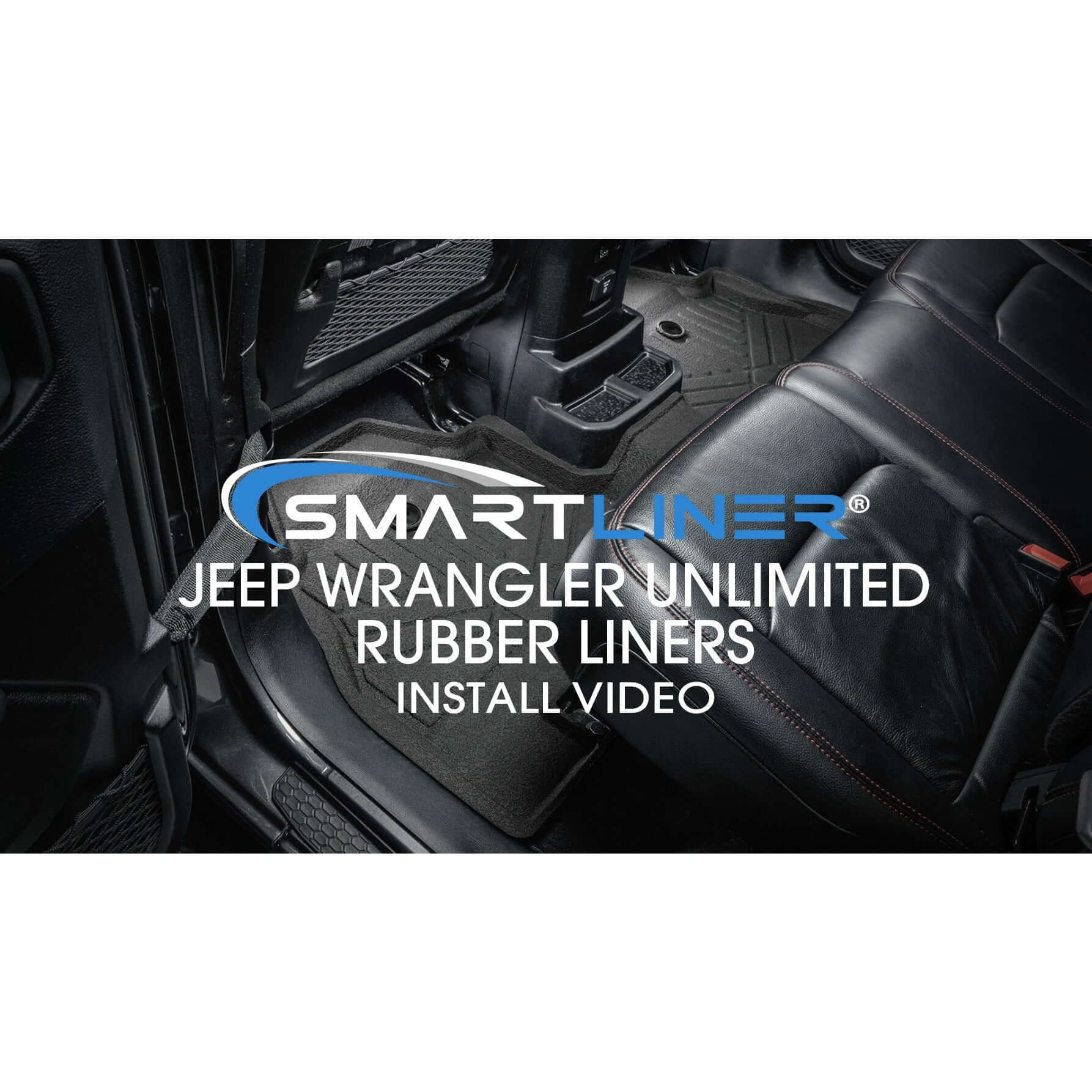 SMARTLINER Custom Fit Floor Liners For 2018-2024 Jeep Wrangler Unlimited
