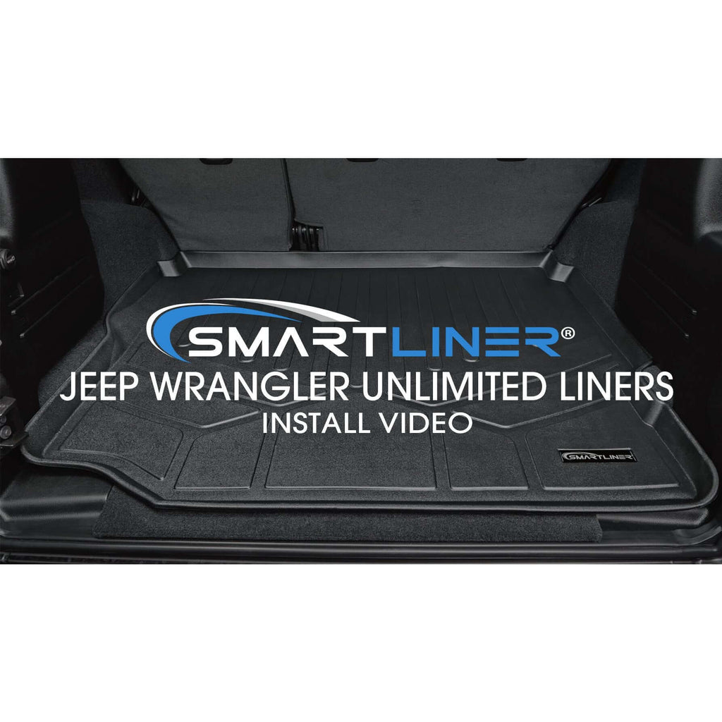 SMARTLINER Custom Fit Floor Liners For JL 2018-2024 Jeep Wrangler Unlimited 4-Door (JL New Body Style - not JK)