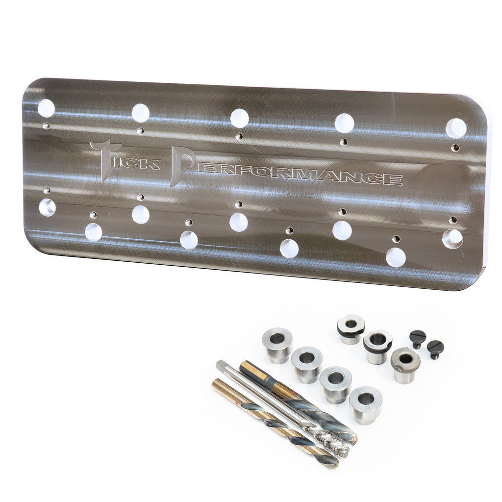 Head Bolt Drill Fixture for Gen 3 & 4 GM LS-Series Blocks By Tick Performance