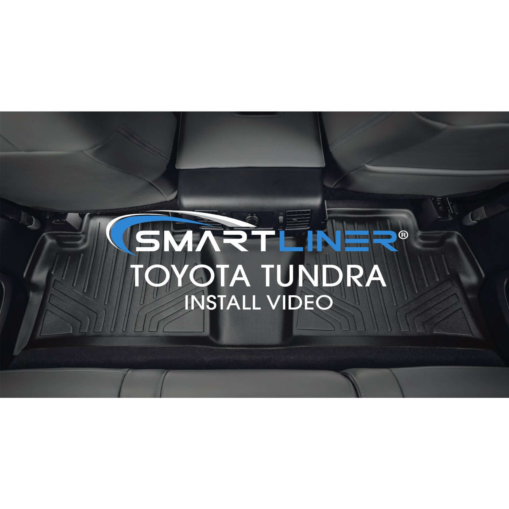SMARTLINER Custom Fit Floor Liners For 2014-2021 Toyota Tundra Double Cab (with Coverage Under 2nd Row Seat)