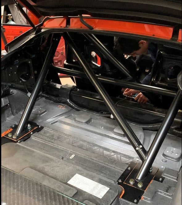 Trackspec Motorsports C7 Corvette Trackday Series BOLT IN Roll Bar (2014-2019) - C7BOLTIN