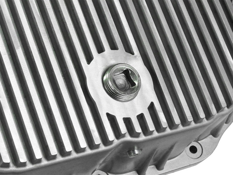 aFe Transmission Pan Cover (Raw); Dodge Diesel Trucks 07.5-12 L6-6.7L (td)