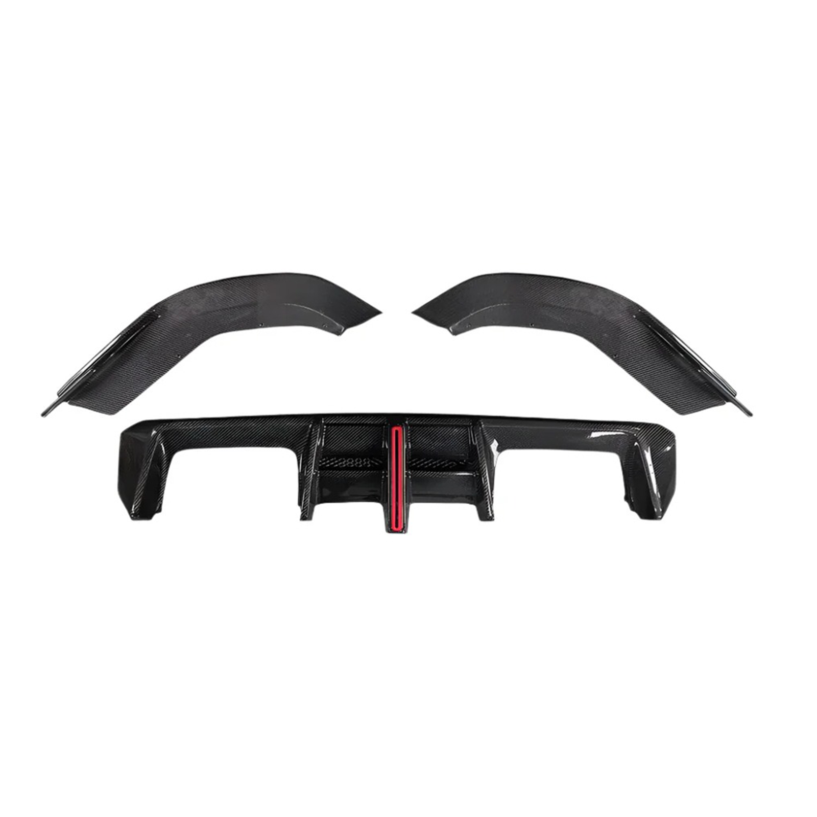 Carbon Fiber Rear Diffuser Brake Light V1 for BMW G80 M3 G82 G83 M4 - Bull Boost Performance