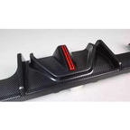 V2 Carbon Fiber Rear Diffuser w/ LED Light for BMW G80 M3 G82 G83 M4 - Bull Boost Performance