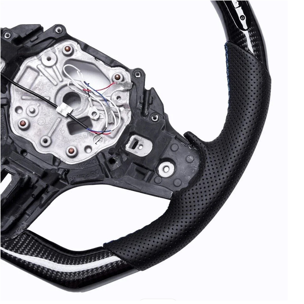 Carbon Fiber Steering Wheel w/ LED Display (Heated) for BMW G20 G80 G82 G83 3 Series M3 M4 - Bull Boost Performance