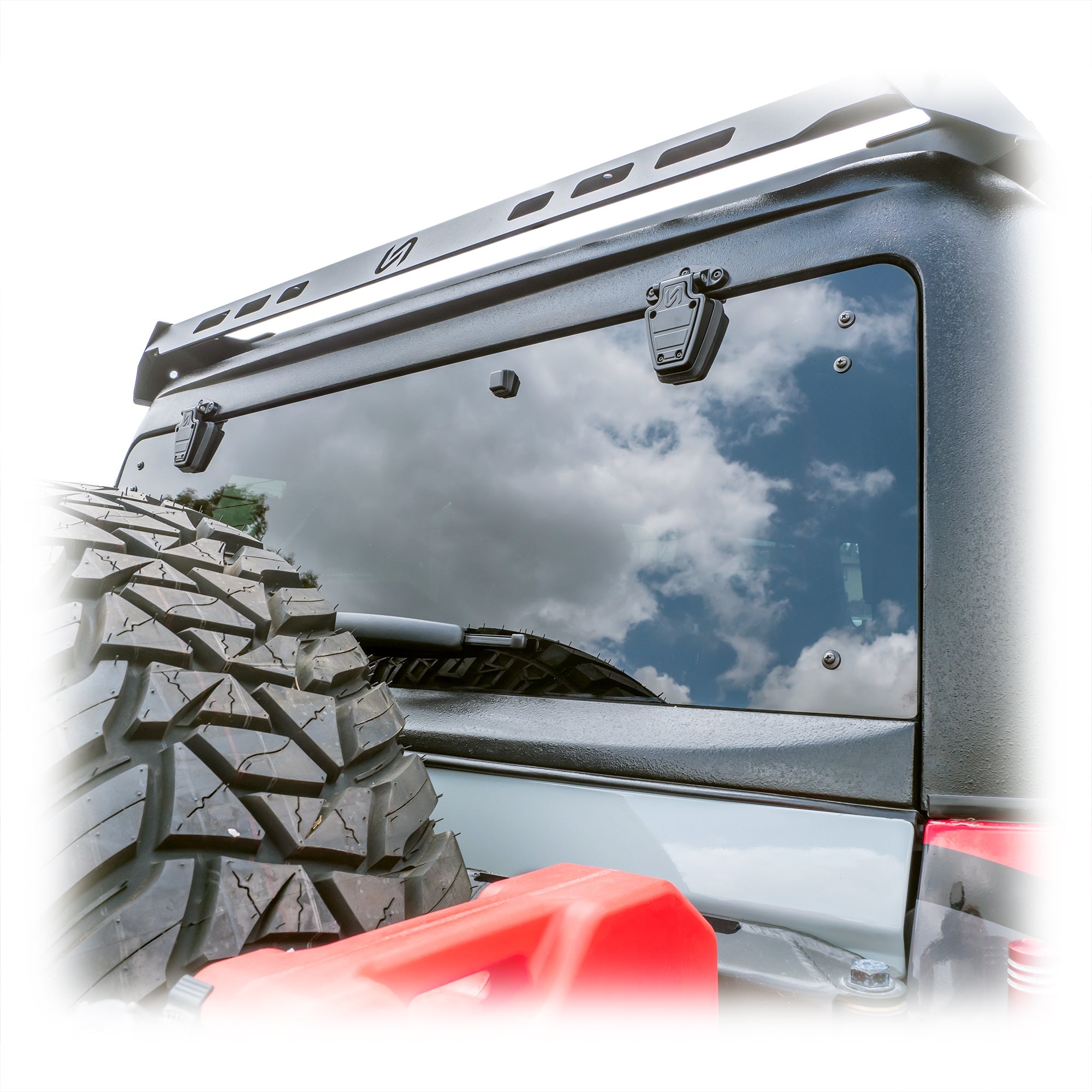 Turn Offroad TR10 Bronco Hard Top Rear Window, Defroster & Wiper Assembly