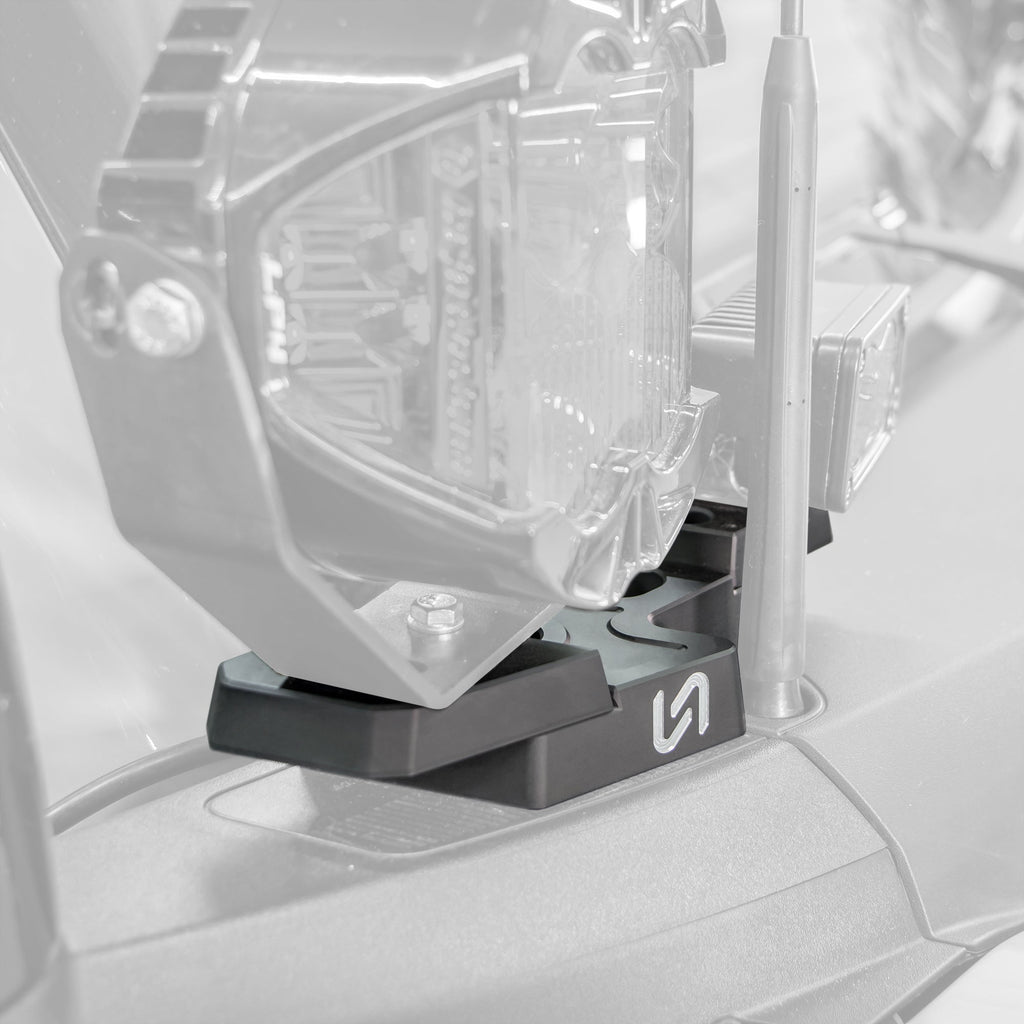 2021+ Ford Bronco Billet Mirror Light Mount - Turn Offroad