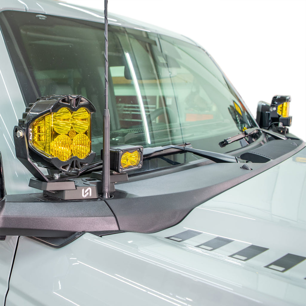 2021+ Ford Bronco Billet Mirror Light Mount - Turn Offroad