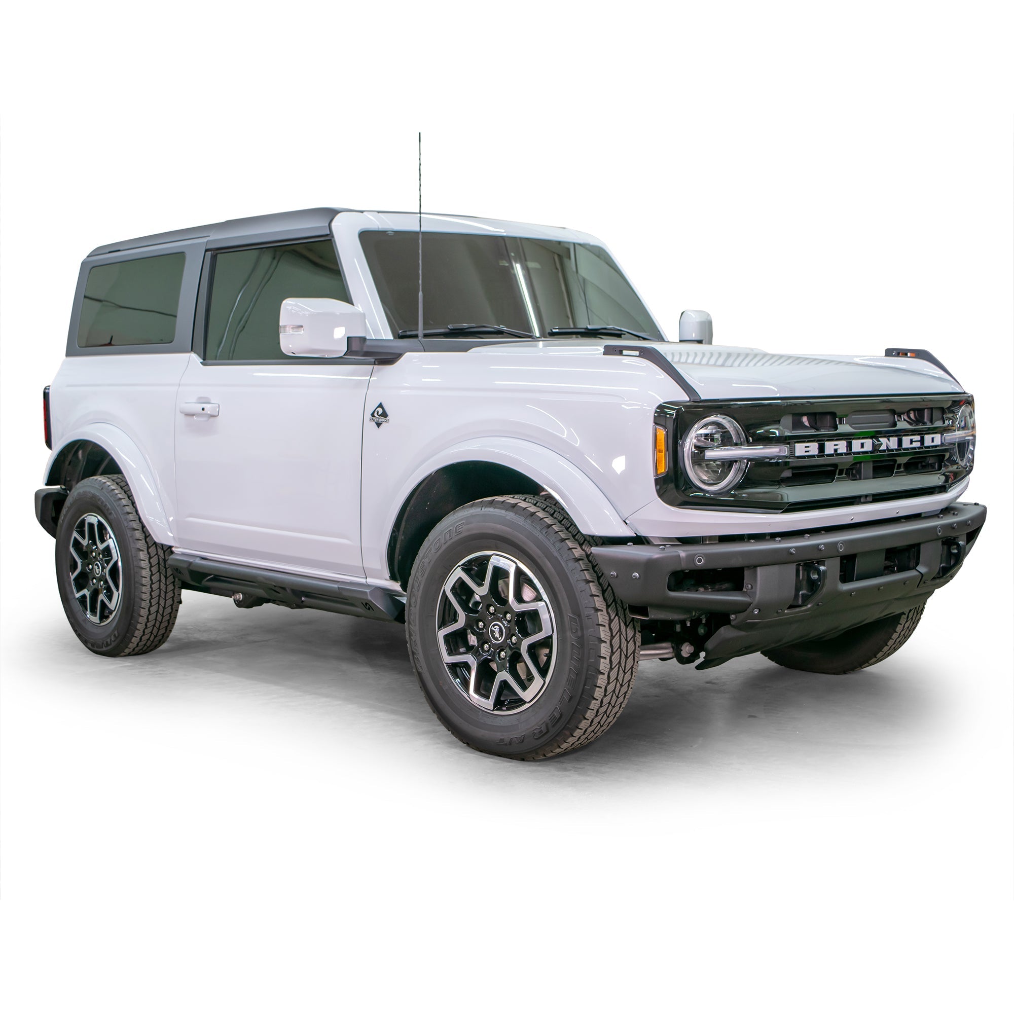 2021+ Ford Bronco Rock Sliders 2-Door - Turn Offroad