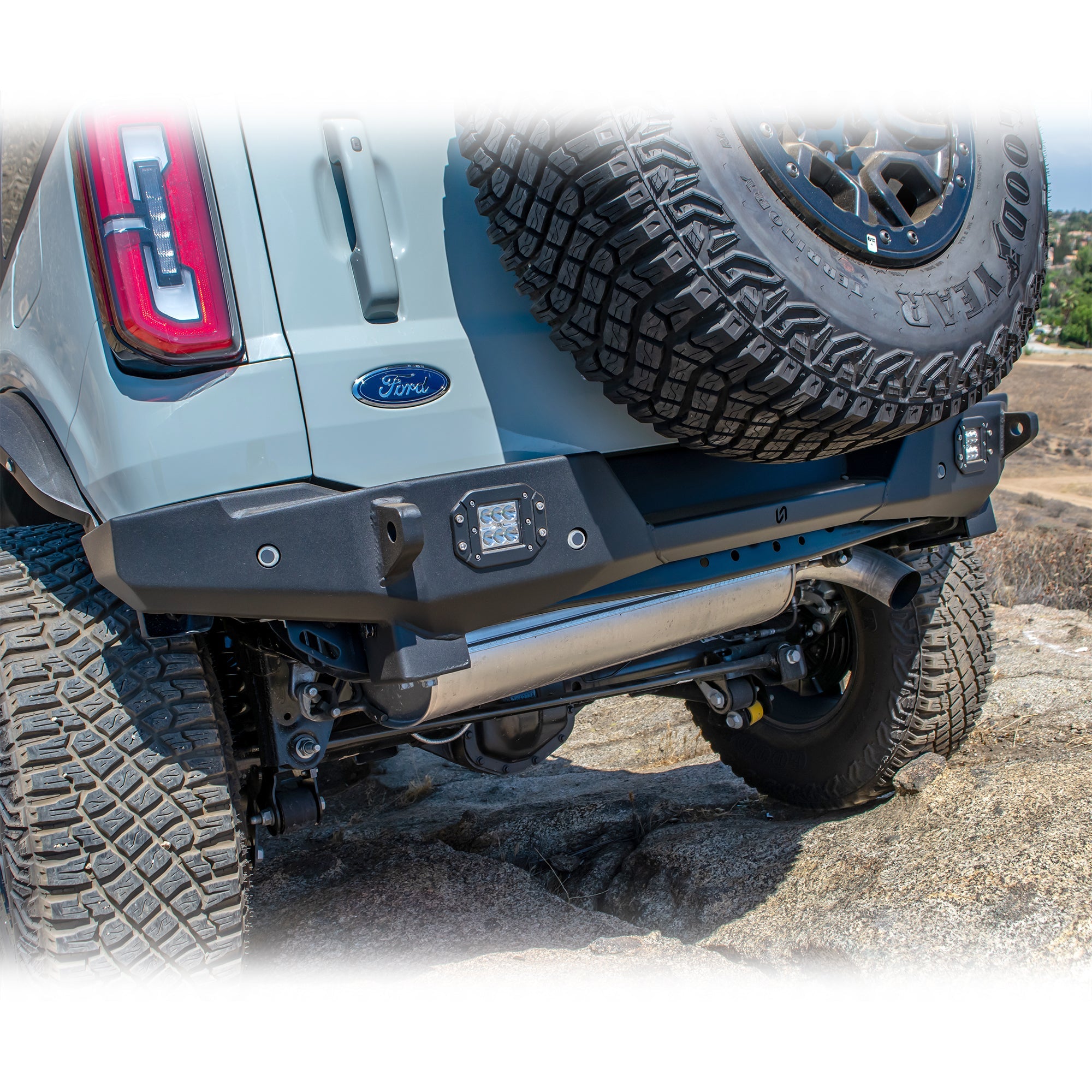 2021+ Ford Bronco Rear Bumper - Turn Offroad
