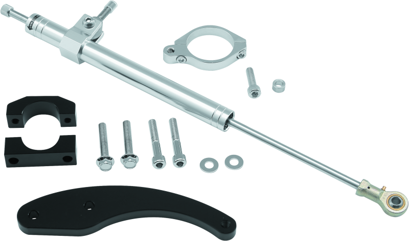 Twin Power 14-16 FLH FLT Satin Steering Damper Kit