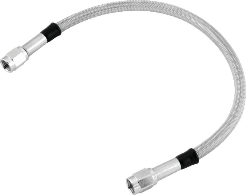 Twin Power 60 Inch Clear Coated Dot Stainless Steel Brake Hose AN-3
