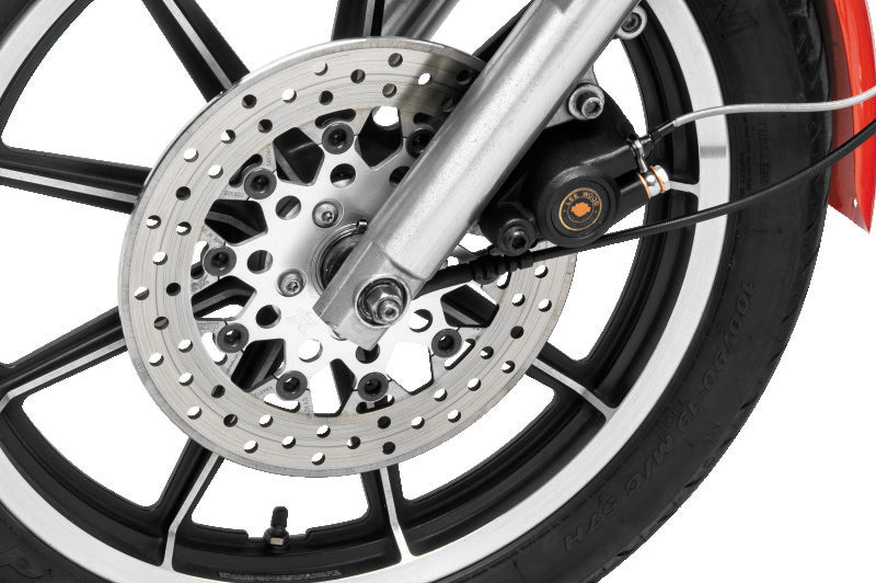 Twin Power 84-17 Big Twin Exc 11.8 and Lug Mount 84-13 XL Front 11.5 Floating Rotor Mesh Silver