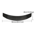 Audi R8 V10 Coupe 4S Gen 2 Dry Carbon Fiber Custom-Style Ducktail Rear Wing Spoiler 2016 - 2018
