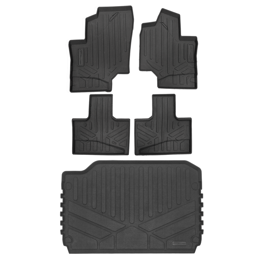 SMARTLINER Custom Fit Rugged Rubber Floor Liners For 2019-2025 Can-Am Commander (4 Seater)