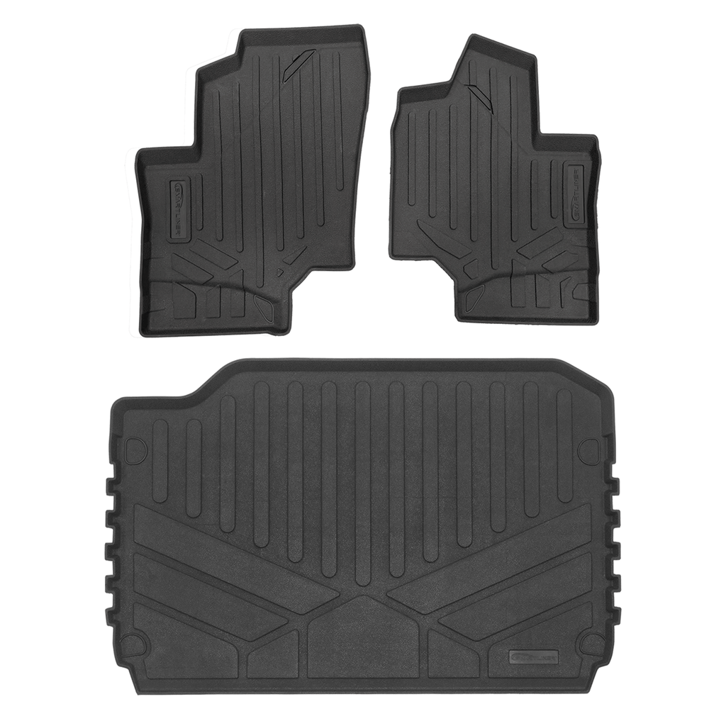 SMARTLINER Custom Fit Rugged Rubber Floor Liners For 2019-2025 Can-Am Commander (4 Seater)