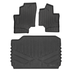 SMARTLINER Custom Fit Rugged Rubber Floor Liners For 2019-2025 Can-Am Commander (4 Seater)