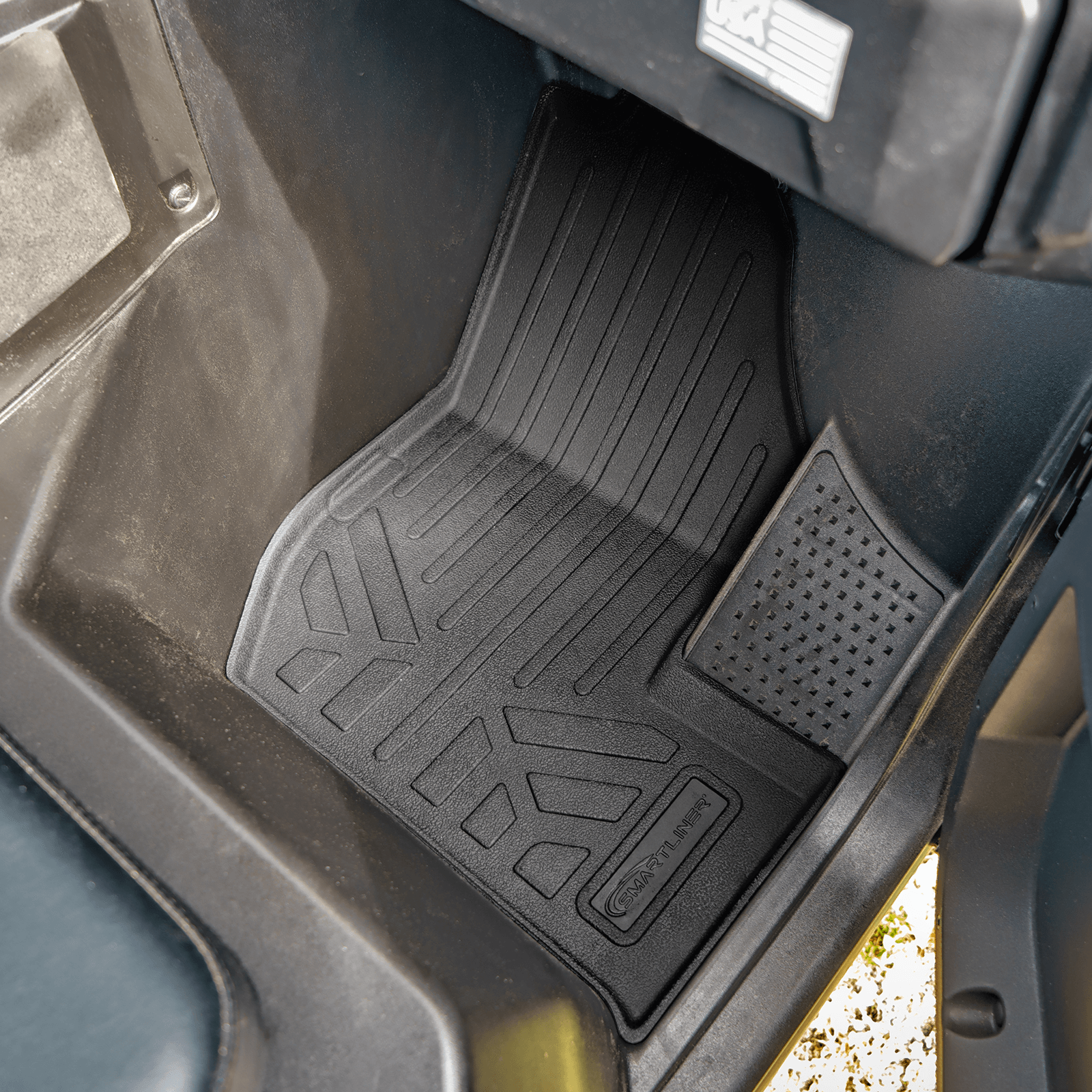 SMARTLINER Custom Fit Rugged Rubber Floor Liners For 2018-2025 Yamaha Wolverine RMA X4