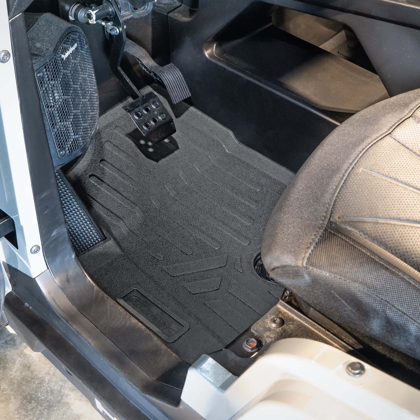 SMARTLINER Custom Fit Rugged Rubber Floor Liners For 2019-2025 Polaris General 1000