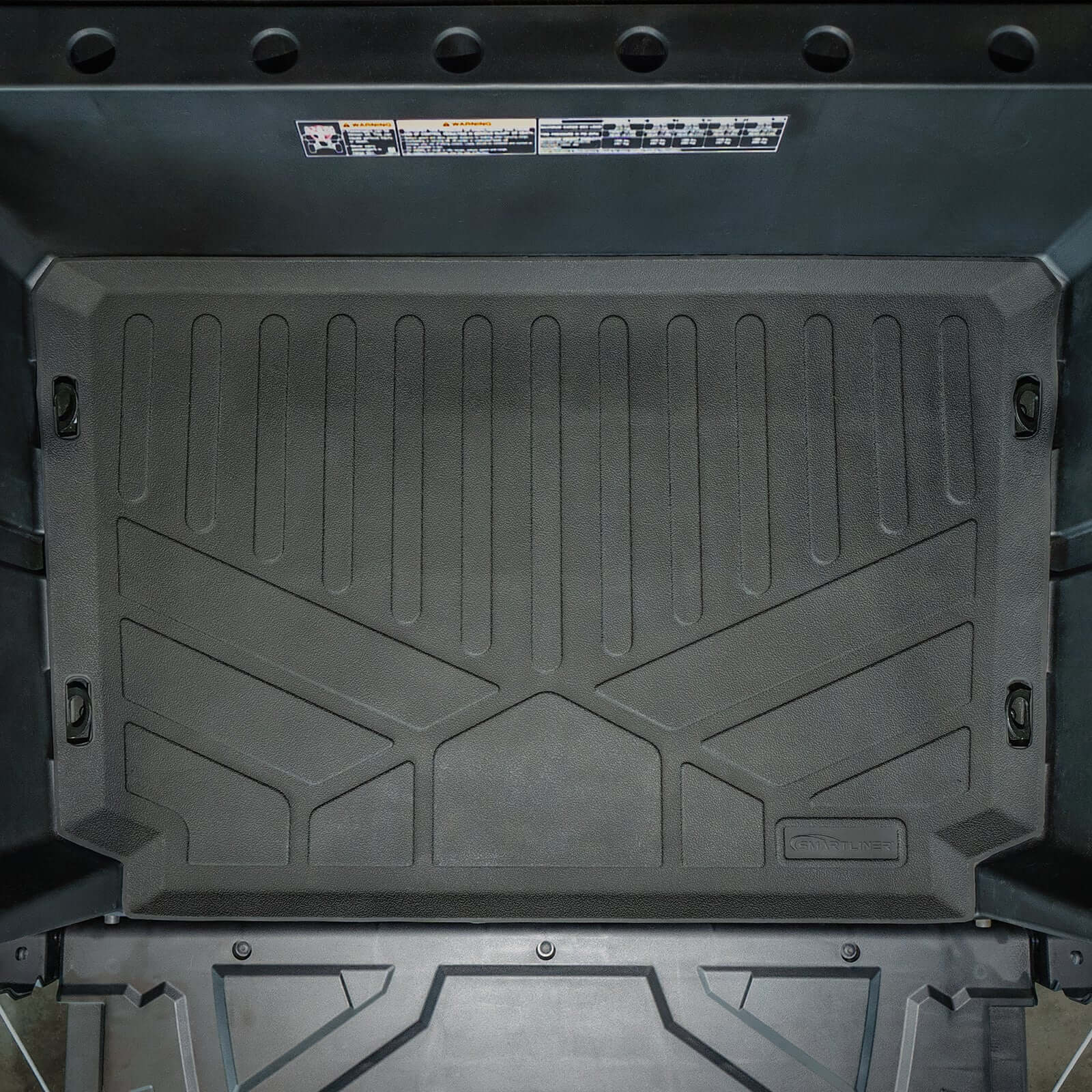SMARTLINER Custom Fit Rugged Rubber Floor Liners For 2019-2025 Polaris General 1000