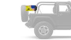 USA Gadsden 12"x18" Forever Wave Flag for Jeep Wrangler JL 2-Door 2018-Present